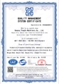 ISO 9001:2015 certificate intentionally obscured