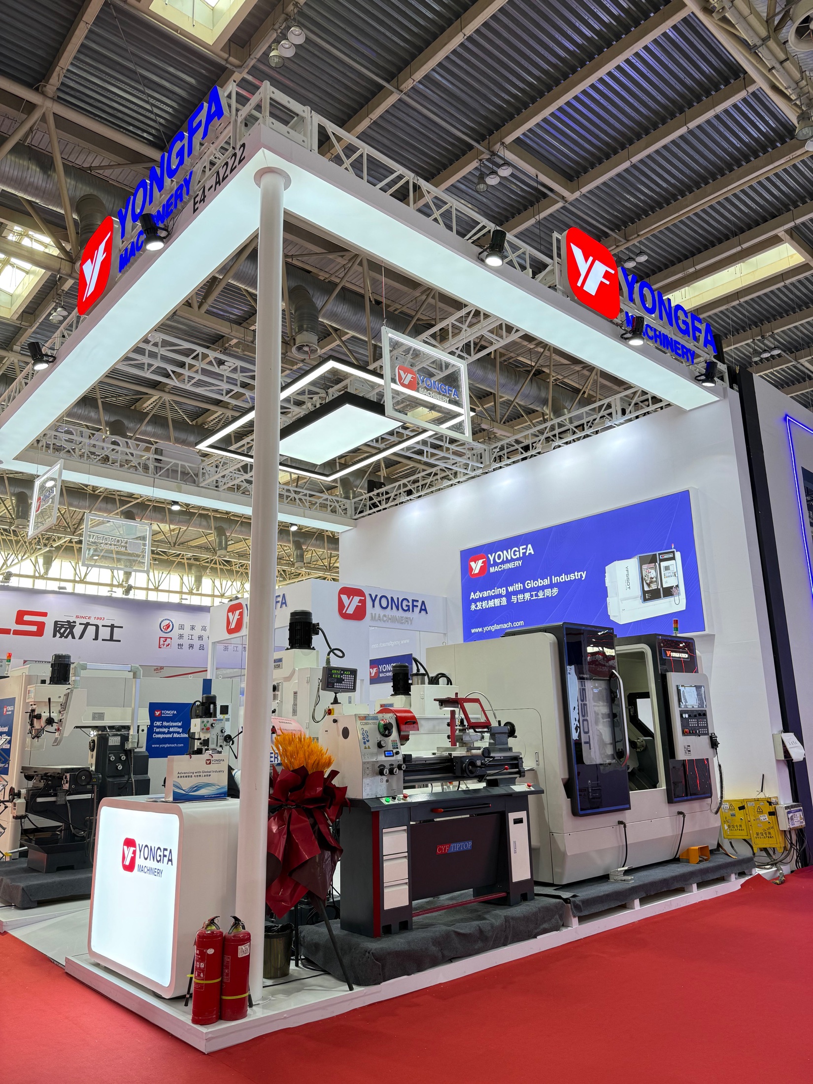 CIMT Beijing YONGFA exhibition booth and machines